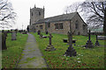 Path through All Saints churchyard