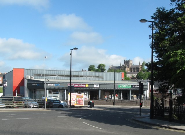 Shopping centre in Dobbin Street Lane, Armagh