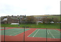 Tennis courts, St Bees School