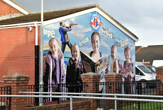 Ballymac friendship mural, Belfast (January 2017)