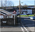 Warning sign - 14% ascent ahead, Quakers Yard