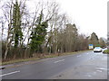 Looking from the Parrot Inn car park onto the A248