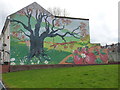SP0690 : Community Roots mural by Richard Law