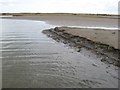 SH4362 : Eroding mud-bank by Jonathan Wilkins