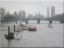 TQ3079 : Grey day on the Thames by Peter S