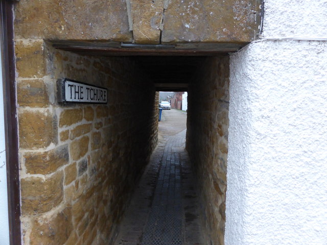 A narrow alleyway