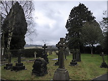 TQ0343 : Christ Church, Shamley Green: churchyard (a) by Basher Eyre