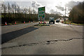 The A361 heading south west from Portmore Roundabout