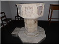 Holy Trinity, Bramley: font