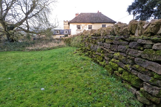 Rectory Farm and wall