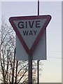 UK Give Way Sign