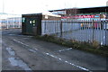 Electricity substation at the edge of the Alexandra Stadium, Crewe