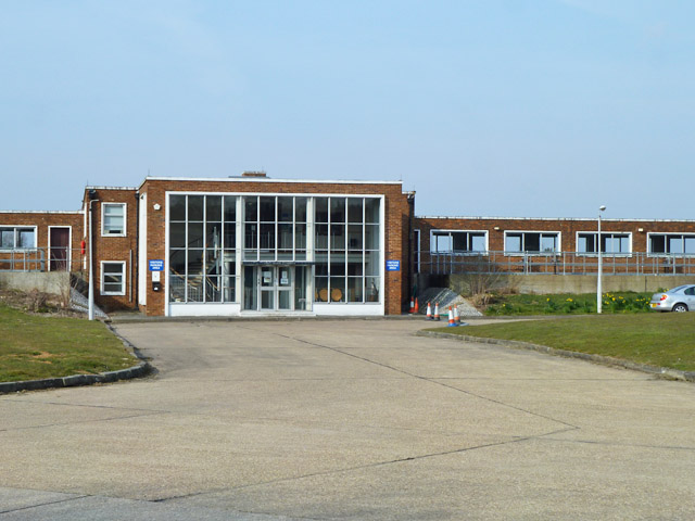 A glimpse into Chigwell Water Treatment... © Robin Webster cc-by-sa/2.0 ...