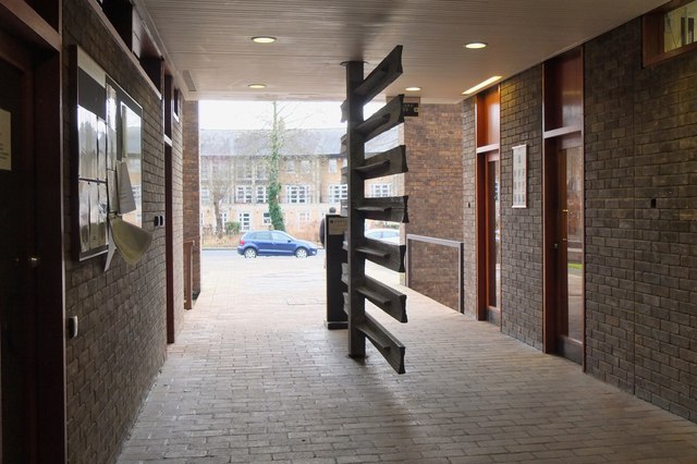Entrance gate, Churchill College