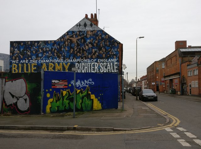 Mural on Burnmoor Street, Leicester © Mat Fascione cc-by-sa/2.0 :: Geograph Britain and Ireland