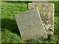 SK7616 : Belvoir Angel headstone, Burton Lazars churchyard by Alan Murray-Rust