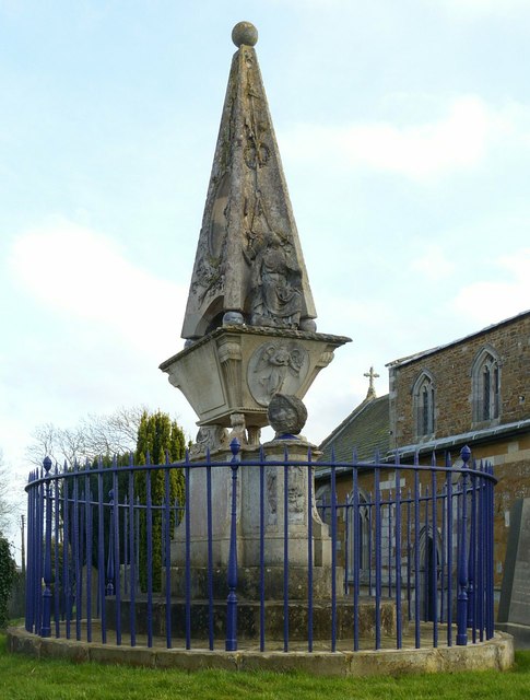 The Squires Monument Burton Lazars Alan Murray Rust Geograph