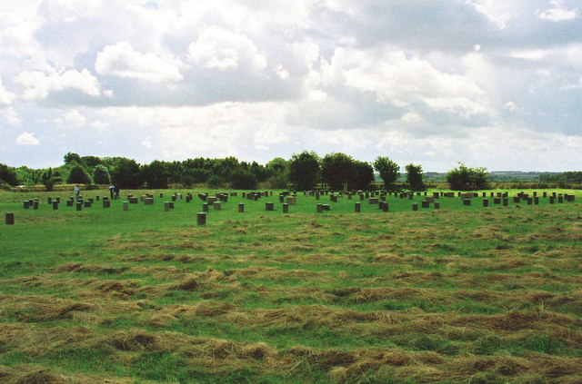 View across Woodhenge