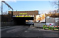 South side of Gresty Road railway bridge, Crewe