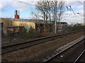 View from a Peterborough-London train - industrial units at Sandy