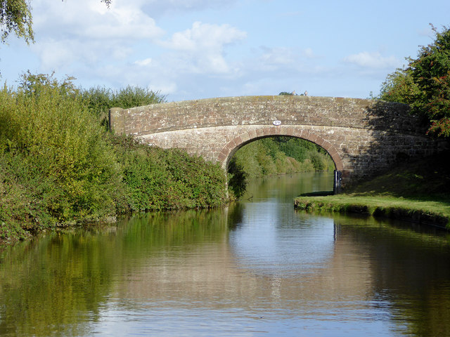 Hazeldines Bridge south of Soudley in... © Roger D Kidd cc-by-sa/2.0 ...