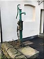 Keele: village pump outside the Sneyd Arms