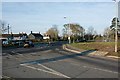 A junction on the A39 at North Devon District Hospital