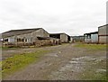 Abandoned farm buildings on Foldhill Lane