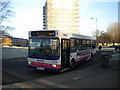 Bus at Lothian Road terminus, Intake