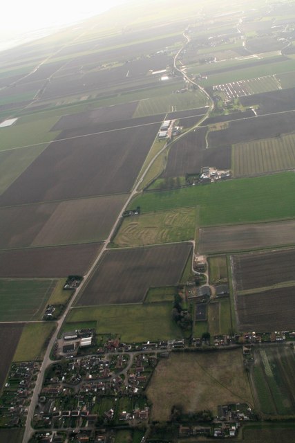 Wainfleet Tofts and Saltworks beside the... © Chris :: Geograph Britain ...