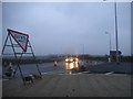 SP9924 : New roundabout on the A5, Houghton Regis by David Howard