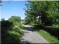 Yellow road passing Ladyburn