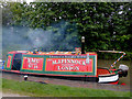 Working narrowboat (detail)  by Glascote Basin, Staffordshire