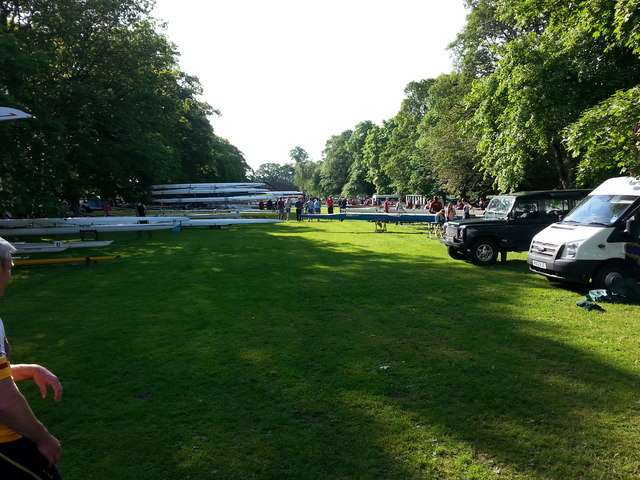 Tyne Green Riverside Park on the day of Hexham Regatta