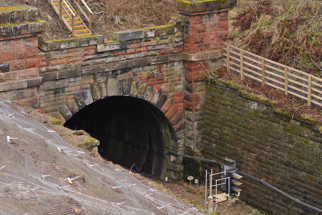 South portal of Perth rail tunnel.