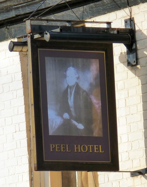 Sign of the Peel Hotel