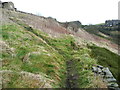 Queensbury FP32 climbing up to a wall