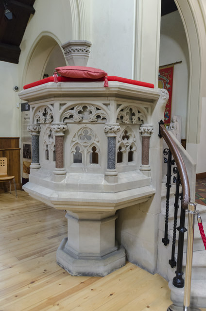 Pulpit, St Katherine's church, Lincoln