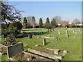 The western side of Colchester cemetery