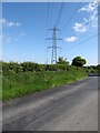 The Louth to Tandragee North-South Interconnector crossing Ballymoyer Road