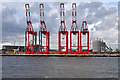 SJ3295 : Mersey Estuary, Liverpool 2 Container Port by David Dixon