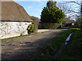 Barn on footpath at Little Washbrook Farm