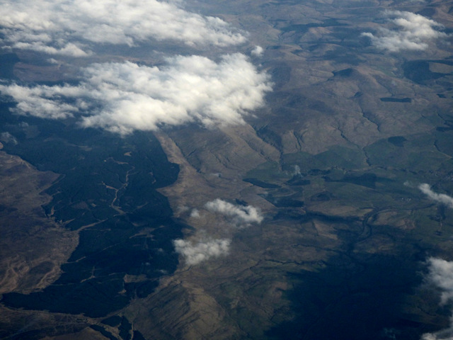 The Nith Valley from the air