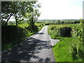 View south from the northern end of Whiterock Road