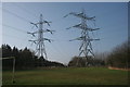 NS5062 : Pitch and pylons by Richard Sutcliffe