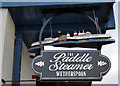 The Paddle Steamer pub sign