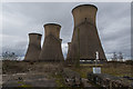 SK3028 : The remains of Willington Power Station by Oliver Mills