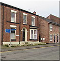 Blue signpost, Herdman Street, Crewe