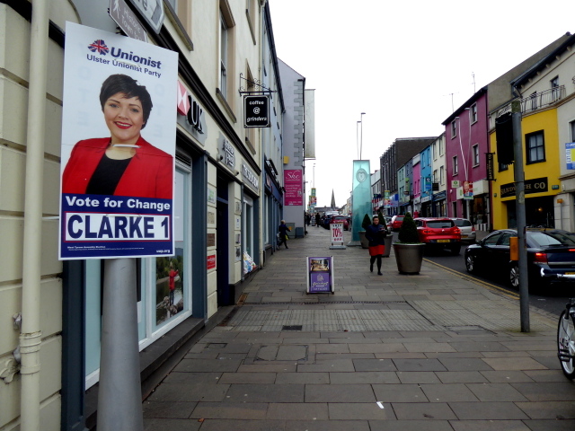 Election poster, Omagh