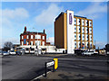 Premier Inn and the old White Hart